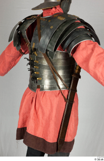  Photos Medieval Knight in plate armor 11 Medieval Soldier Roman soldier red gambeson upper body 0006.jpg